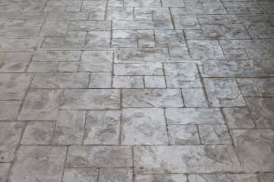 Stamped Cement Installation
